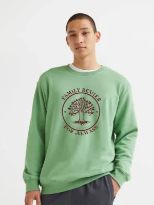 Classic Oak Tree Emblem For Timeless Family Pride And Unity Fabletee Sweatshirt