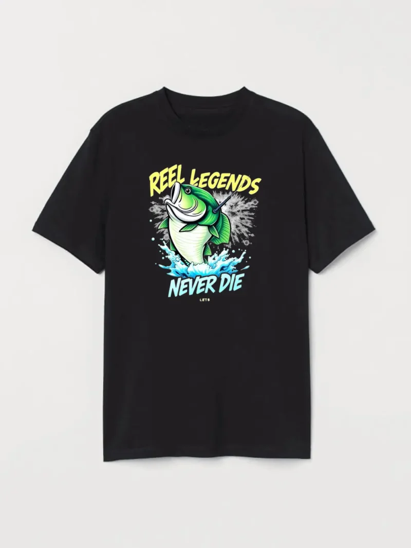 Dynamic Splash Art Of A Legendary Catch Made For The Hardcore Fabletee T-Shirt - Image 2