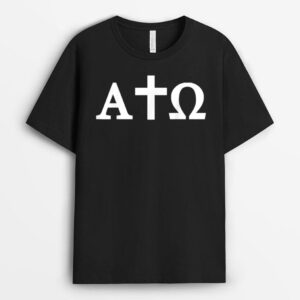 Alpha Omega Cross God Bible Gospel Jesus Christ Christianity T-Shirt