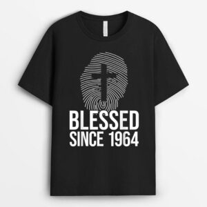Blessed Since 1964 Born Year Of Birth Birthday - Jesus T-Shirt