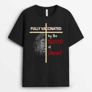Christian Healing Faith Psalm 91 Blood of Jesus Vaccination T-Shirt