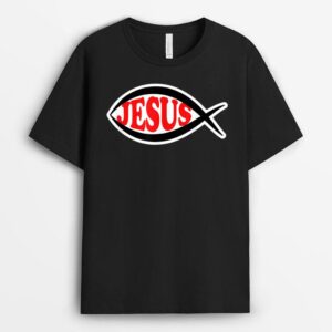 Christian Jesus Fish Symbol, Ichthys, Ichthus T-Shirt