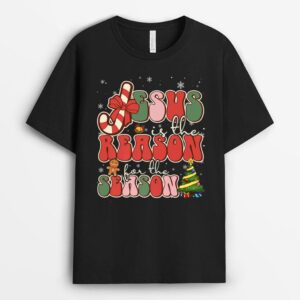 Christian Jesus The Reason Christmas Stocking Stuffer Gifts T-Shirt