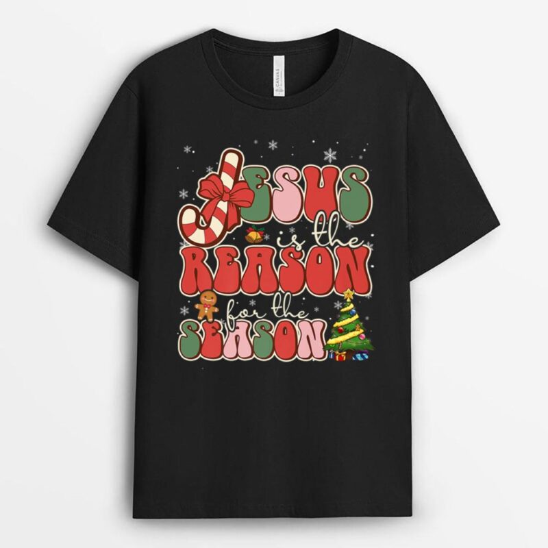 Christian Jesus The Reason Christmas Stocking Stuffer Gifts T-Shirt