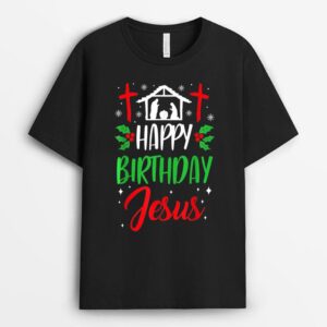 Christmas Day Xmas Happy Birthday Jesus T-Shirt