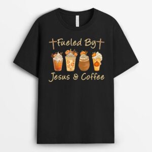 Funny Thanksgiving Coffee Jesus Lover T-Shirt
