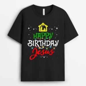 Happy Birthday Jesus Christmas Pajama Holiday Xmas T-Shirt