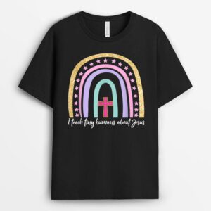I Teach Tiny Humans About Jesus Teacher Appreciation T-Shirt