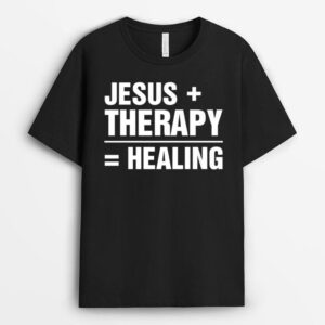 Jesus And Therapy Is Healing Premium T-Shirt