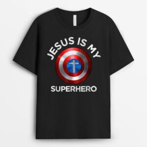Jesus Is My Superhero Comic Book Christian Christmas T-Shirt