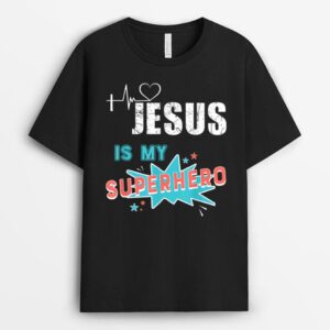 Jesus Is My Superhero Cute Powerful Christian T-Shirt