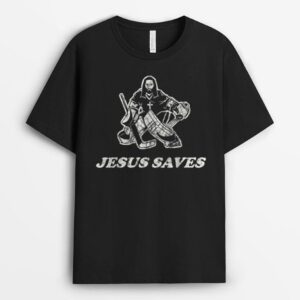 Jesus Saves Hockey Goalie T-Shirt