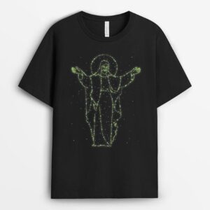 Jesus stars lined up love god T-Shirt