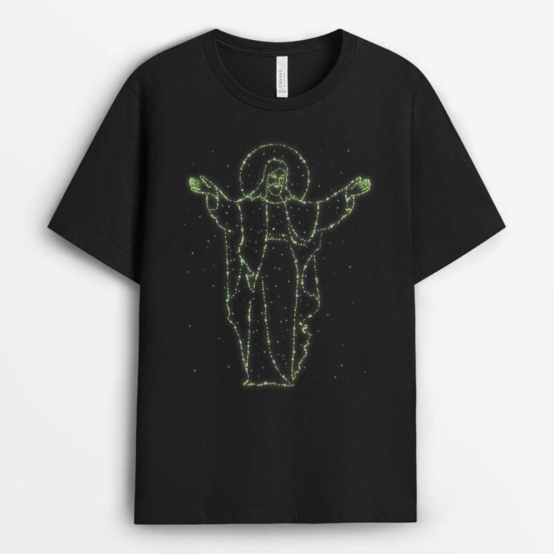 Jesus stars lined up love god T-Shirt