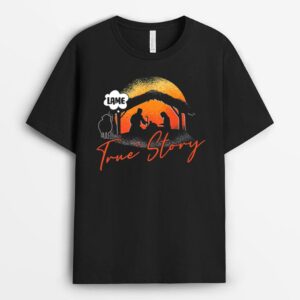 Lame Story Christmas Nativity Scene Catholic Jesus Manger T-Shirt