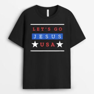 Let's Go Jesus. Spin on Lets Go Brandon. Spread Positivity T-Shirt