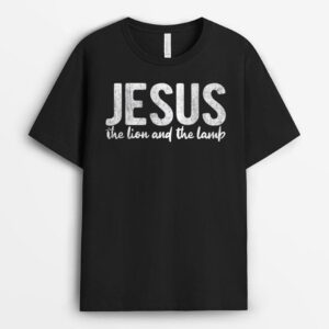 Lion And The Lamb Christian Religious Jesus T-Shirt
