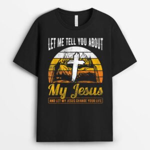 Mens Let Me Tell You About Jesus Christian Pastor T-Shirt
