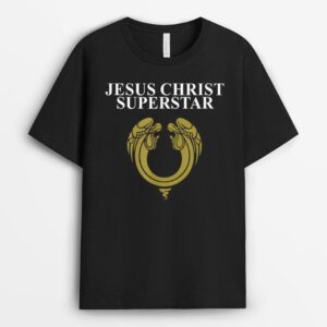 Official 'Jesus Christ Superstar' 1970 Classic Logo Black T-Shirt