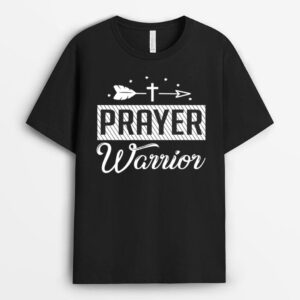 Prayer Warrior - Jesus, Pray, God, Bible Verse, Faith Block T-Shirt