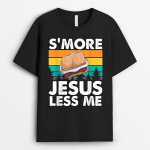 S'more Jesus Christianity Lover Jesus Teachings Camper T-Shirt