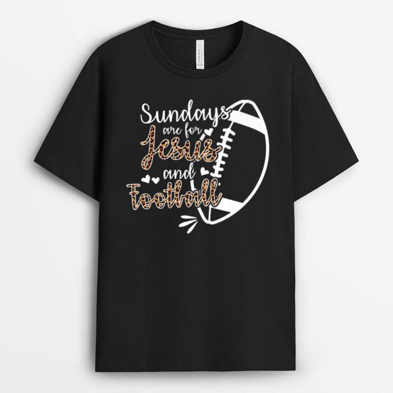 Sundays Are For Jesus And Football Premium T-Shirt