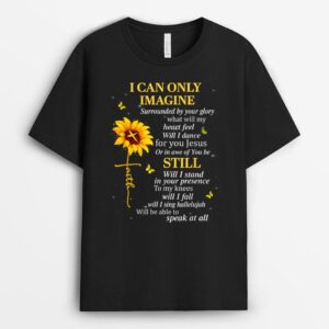 Sunflower Jesus Christian Bible Verse Faith In Christ T-Shirt