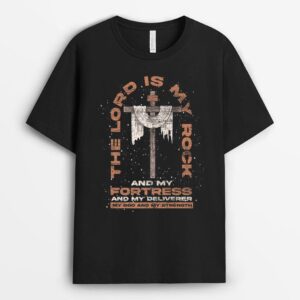 The Lord Is My Rock Jesus Savior Christian Lord Jesus T-Shirt