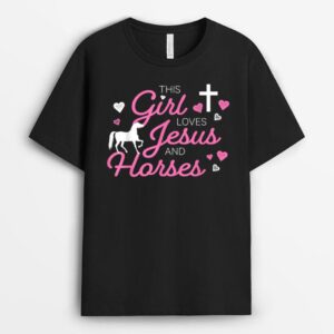 This Girl Loves Jesus And Horses T-Shirt