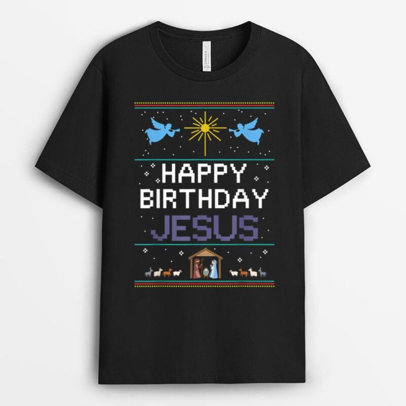 birthday cake happy birthday jesus Christian T-Shirt