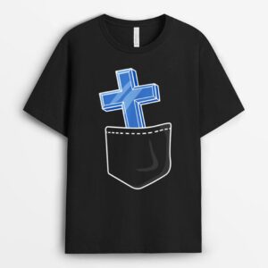 cross ice blue Jesus lover god bag jeans T-Shirt